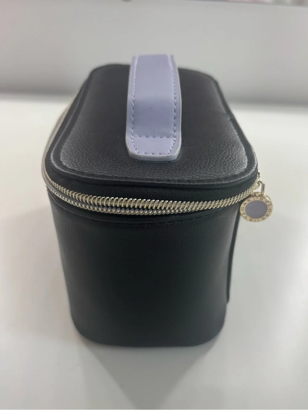 Bvlgari x Emirates Black Travel Cosmetic Makeup Case Toiletry Bag